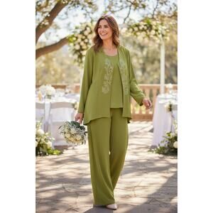 NWT HOSANNA DESIGN 3 Pc Set Skirt Jacket Vest $150